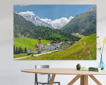Vent village in the Tiroler Alps in Austira during springtime by Sjoerd van der Wal Photography