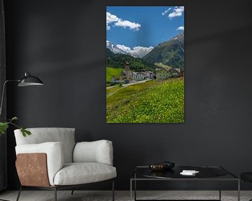 Vent Dorf in den Tiroler Alpen in Austira im Frühling von Sjoerd van der Wal Fotografie