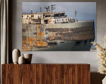 Disaster ship Fremantle Highway close-up by Jan Georg Meijer