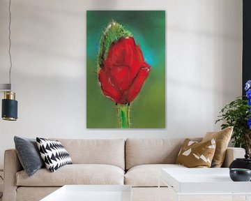 Poppy Flower by Jolanda Janzen-Dekker