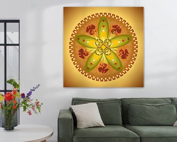 Kristallen Mandala-SCHANDARA-Heilige Graal van Magie van SHANA-Lichtpionier