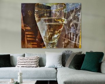  glas naar dali surrealistische beeld van Groothuizen Foto Art