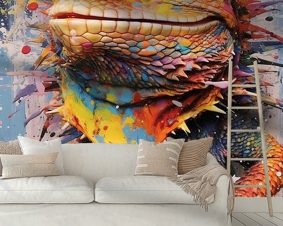 Example of the artwork in a room