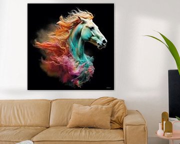 paard in multicolor van Gelissen Artworks