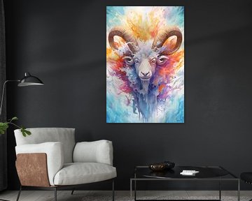 ram in multicolor van Gelissen Artworks