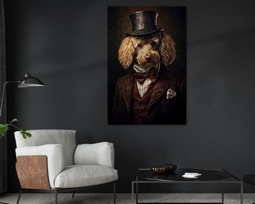 Dog in fancy dress by Wall Wonder