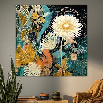 Abstract botanical #6 by Bert Nijholt