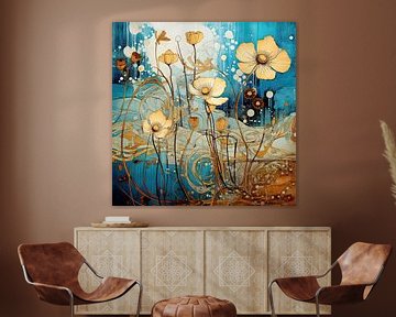 Abstracte bloemen van Imagine