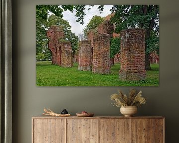 Romantic Eldena Monastery Ruins - Greifswald by Gisela Scheffbuch