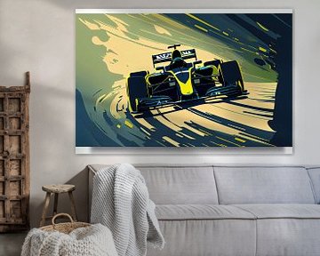 Formel 1 - Vektor Kunst Rennwagen von Tim Kunst en Fotografie