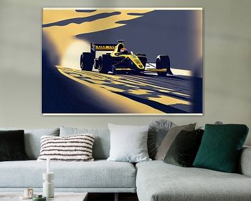 Formula 1 - Vector Art racing car by Tim Kunst en Fotografie