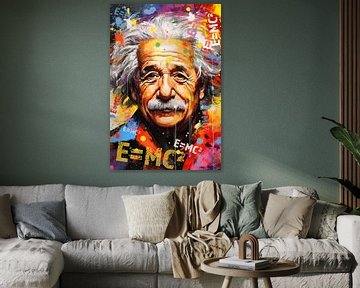 Albert Einstein Pop Art van ARTemberaubend