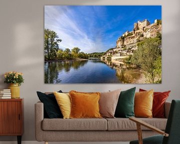 Dordogne and the Château de Beynac in Périgord - France by Werner Dieterich