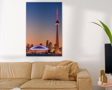 Toronto Skyline van Henk Meijer Photography