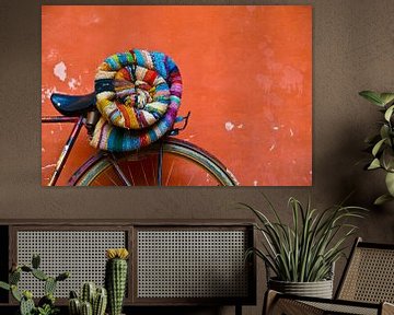 Bicycle - Kleurrijke foto van Nico van der Vorm