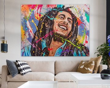 Bob Marley II von Happy Paintings