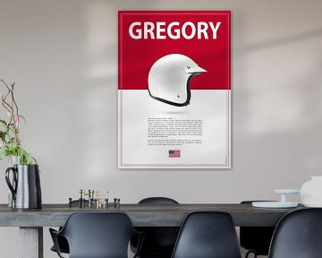 Mâts Gregory Racing Helmet sur Theodor Decker