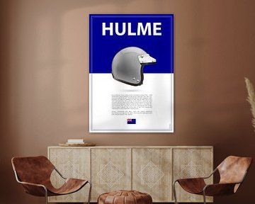 Denis Hulme Racing Helmet von Theodor Decker