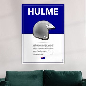 Denis Hulme Racing Helmet
