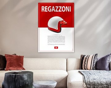 Clay Regazzoni Racing Helmet by Theodor Decker