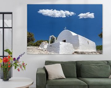 Kapel in het kasteel van Monolithos, Rhodos Eiland van Tilo Grellmann