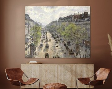 Boulevard Montmartre, printemps, Camille Pissarro