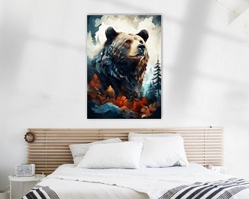 Art animalier de l'ours #bear sur JBJart Justyna Jaszke