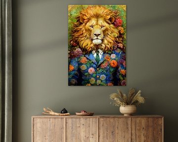 Leeuw dierenkunst #leeuw van JBJart Justyna Jaszke
