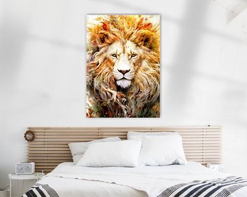 Art animalier du lion #lion sur JBJart Justyna Jaszke