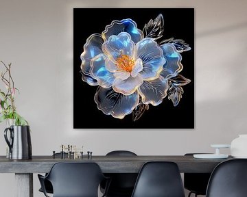Glazen Bloem van PixelPrestige