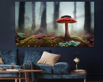 Toadstool in the cloud forest by Tilo Grellmann