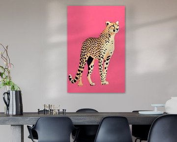 Leopard in pink