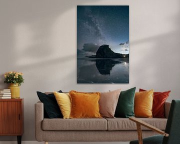 Piha Beach sous les étoiles / Voie lactée, Nouvelle-Zélande sur Mark Wijsman