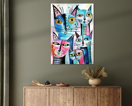 Example of the artwork in a room