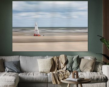 Segeln am Strand von Ingrid Van Damme fotografie