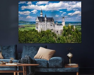 Château de Neuschwanstein en Bavière, Allemagne sur Michael Abid