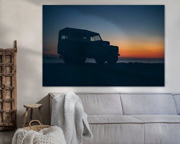 Land Rover Coucher de soleil sur Paul Jespers