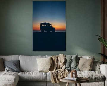 Land Rover Coucher de soleil sur Paul Jespers
