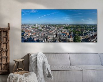 Panoramablick auf Den Bosch von Jan Heijmans