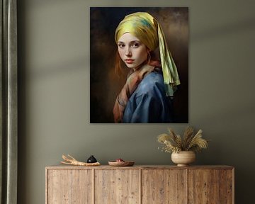 Meisje van Vermeer van Jellie van Althuis