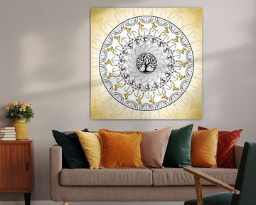 Crystal Mandala Joy of Life by SHANA-Lichtpionier
