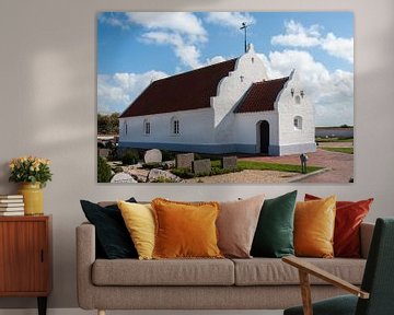 Church on the Danish island of Mandø by Geertjan Plooijer