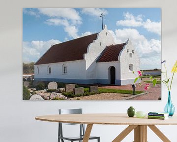 Kirche auf der dänischen Insel Mandø von Geertjan Plooijer