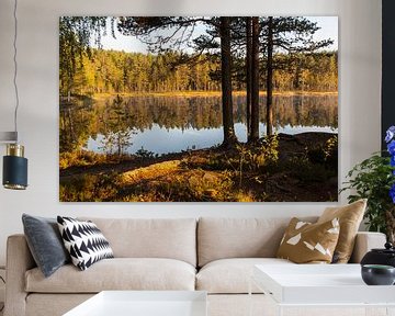 Swedish lake by Geertjan Plooijer