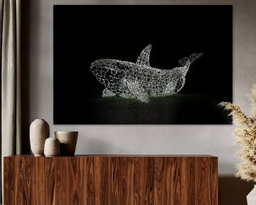 Walvis van sprookjesverlichting