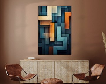 Geometrische Kunst 12022 van De Mooiste Kunst