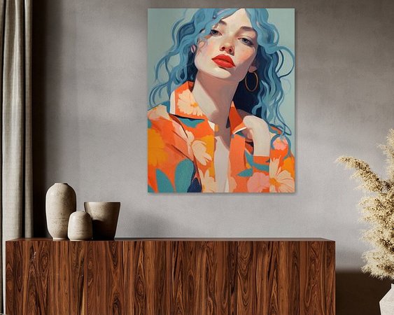 Example of the artwork in a room