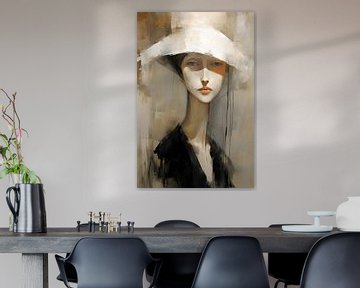 Vrouw met hoed van Bert Nijholt