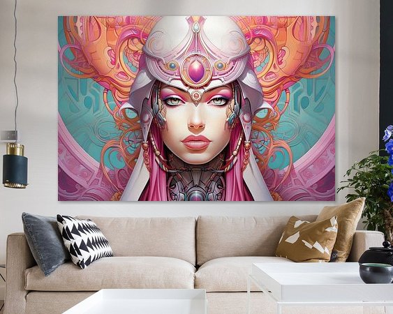 Example of the artwork in a room