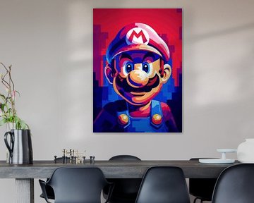 Super Mario Popart Spel van Qreative